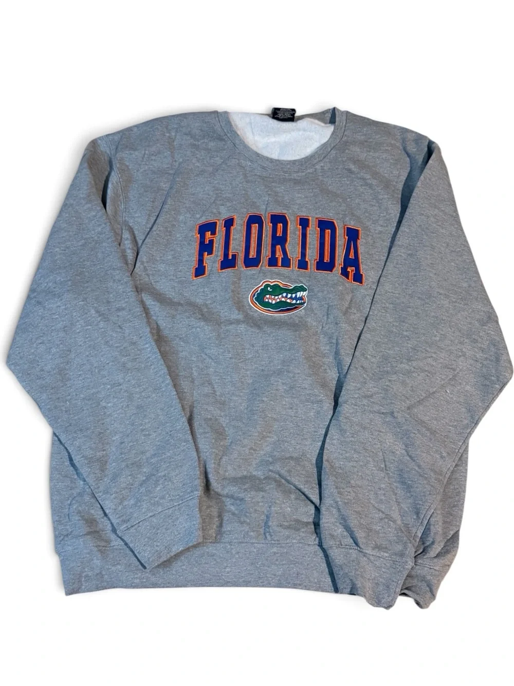 Gray Florida Crewneck Sweatshirt with Gators Logo